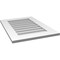 Ekena Millwork Vertical Surface Mount PVC Gable Vent: Non-Functional, w/ 3-1/2"W x 1"P Standard Frame, 20"W x 28"H GVPVE20X2801SN - alternate 3